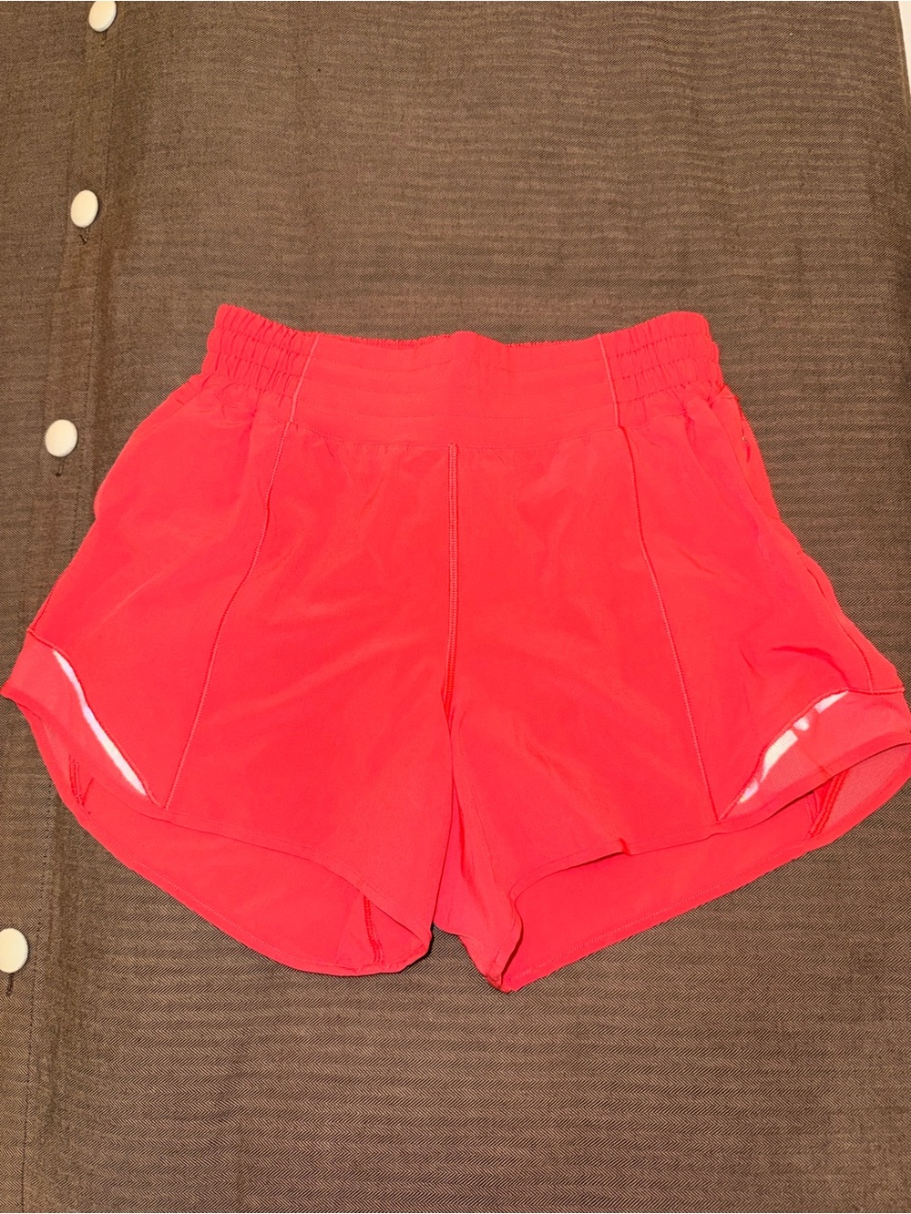 lululemon athletica Coral Pink Athletic Shorts